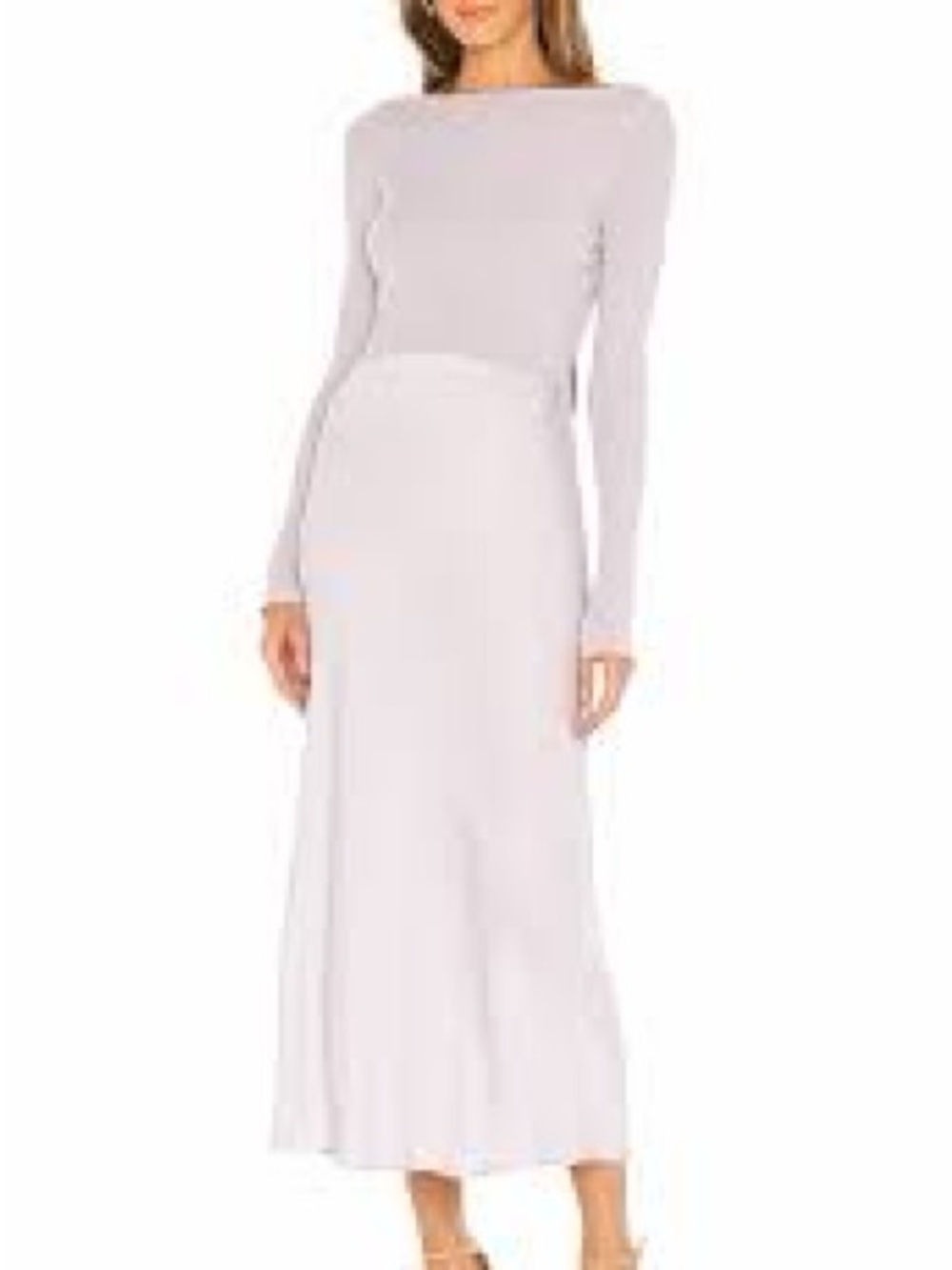ALLSAINTS Hera Myla Dress in Misty Lilac